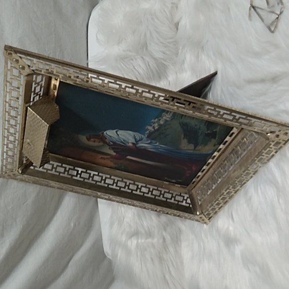 Standing Light Up Frame/Print Of Jesus Standing At A Door "Your Heart" #60 - Picture 12 of 13